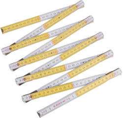 Extol prémium mérővessző; (colstok/zollstock) 2m, fa, kihajtható, fehér (3022) - bogatibarkacsbolt