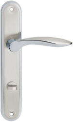Metal-Bud BLANKA pajzsos ajtókilincs szatén króm 88 mm WC (25-MB-VBBC-98)