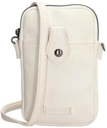 Beagles Fehér bőr mobiltáska „Handy bag (K20760-003-white-HU)