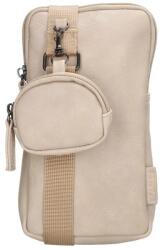 Beagles Bézs bőr mobiltáska + mini táska „DuoCarry 2 az 1-ben (K21769-117-taupe-HU)