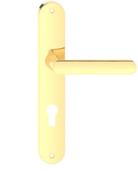 METAL-BUD LUNA pajzsos ajtókilincs fényes sárgaréz színben 55 mm PZ (10-MB-LUBMB-22)