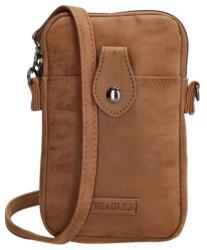 Beagles Barna bőr mobiltáska „Handy bag (K20760-005-cognac-HU)