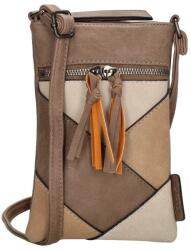 Beagles Barna bőr mobiltáska „Zaffira (K21757-016-taupe-HU)