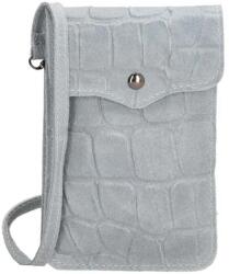 Charm London Szürke bordázott mobiltáska „Blair (KL622-026-lightgrey-HU)