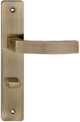 METAL-BUD MONDO pajzsos ajtókilincs antik 78 mm WC (30-MB-MOBP-38)