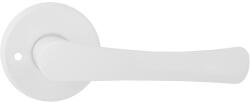 METAL-BUD FESTETT ajtókilincs kerek rozettás fehér WC (65-MB-KKOB-58)