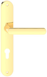 Metal-Bud LUNA pajzsos ajtókilincs fényes sárgaréz színben 92 mm PZ (10-MB-LUBMB-42)