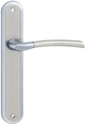 METAL-BUD ZORBA pajzsos ajtókilincs szatén króm Lyuk nélkül (25-MB-VZBC-31)