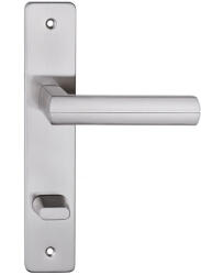 METAL-BUD VIVA pajzsos ajtókilincs szatén nikkel 85 mm WC (25-MB-VIBN-88)