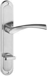 Metal-Bud DIANA pajzsos ajtókilincs szálcsiszolt nikkel 90 mm WC (25-MB-ZDBN-18)