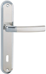 Metal-Bud CAMILA pajzsos ajtókilincs szatén króm 85 mm BB (25-MB-VCBC-81)