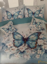  3D Pillangó mintás 3 részes ágyneműhuzat szett - 4