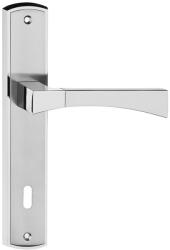 METAL-BUD GAMA pajzsos ajtókilincs szálcsiszolt nikkel 90 mm BB (25-MB-ZGBN-10)