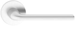 METAL-BUD BELLA ajtóajtókilincs kerek rozettás R SLIM vékony szálcsiszolt króm matt WC (25-MB-ZBEOSCM-58)