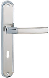 METAL-BUD CAMILA pajzsos ajtókilincs szatén króm 72 mm BB (25-MB-VCBC-30)