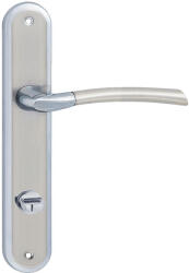 Metal-Bud ZORBA pajzsos ajtókilincs szatén króm 90 mm WC (25-MB-VZBC-18)