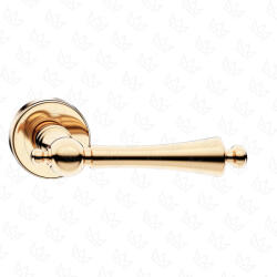 METAL-BUD CENTURY ajtókilincs kerek rozettás R CLASSIC fényes sárgaréz - CORONA PREMIUM Csak kilincs felső ro (10-MB-ZCEOCLMB-50-K)