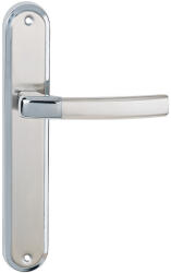 METAL-BUD CAMILA pajzsos ajtókilincs szatén króm Lyuk nélkül (25-MB-VCBC-31)