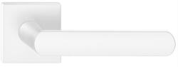 METAL-BUD ICONA ajtóajtókilincs szögletes rozettás Q SLIM vékony fehér - CORONA PREMIUM WC (65-MB-ZICKSLBI-58)