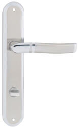 Metal-Bud PLEJADA pajzsos ajtókilincs szatén króm 88 mm WC (25-MB-VBPC-98)