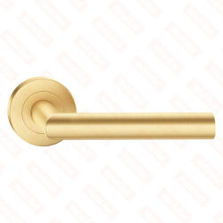 Metal-Bud NOVA ajtóajtókilincs kerek rozettás PVD matt sárgaréz BB (15-MB-NOVOMS-51)