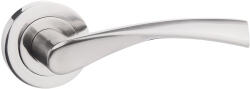 METAL-BUD DIANA ajtókilincs kerek rozettás szálcsiszolt nikkel PZ (25-MB-ZDON-52)