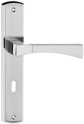 METAL-BUD GAMA pajzsos ajtókilincs szálcsiszolt nikkel 72 mm BB (25-MB-ZGBN-30)