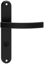 METAL-BUD ASTRA pajzsos ajtókilincs fekete 55 mm WC (50-MB-VABCZ-28)