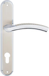 METAL-BUD EVA pajzsos ajtókilincs króm 90 mm PZ (20-MB-VEBC-12)