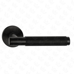 Metal-Bud TIME ajtókilincs kerek rozettás R SLIM fekete - CORONA PREMIUM PZ (50-MB-ZTIOSLCZ-52)