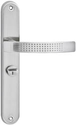 METAL-BUD ASTRA pajzsos ajtókilincs nikkel 55 mm WC (25-MB-VABN-28)