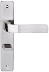 METAL-BUD PRIMA pajzsos ajtókilincs nikkel 88 mm WC (25-MB-PRBN-98)