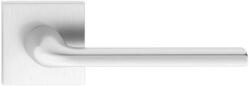METAL-BUD BELLA ajtóajtókilincs szögletes rozettás Q SLIM vékony szálcsiszolt króm matt PZ (25-MB-ZBEKSCM-52)