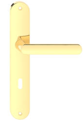 Metal-Bud LUNA pajzsos ajtókilincs fényes sárgaréz színben 55 mm BB (10-MB-LUBMB-20)