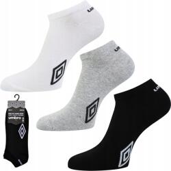 Umbro Sneaker pamut sport zokni, Size 39-42, 3 pár (SNEAKER MIX GREY-BLACK-WHITE)