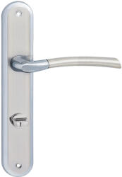 Metal-Bud ZORBA pajzsos ajtókilincs szatén króm 78 mm WC (25-MB-VZBC-38)