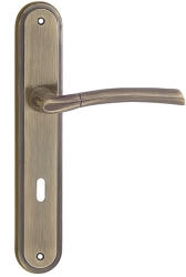 METAL-BUD ZORBA pajzsos ajtókilincs antik 72 mm BB (30-MB-VZBP-30)