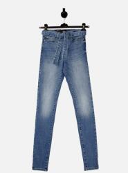 Vero Moda Kék Farmernadrág, övvel, Size S, hosszú szárú, magas derék (562902)