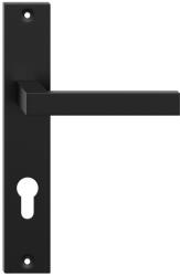 Metal-Bud QUBIK pajzsos ajtókilincs fekete 90 mm PZ (50-MB-VQBCZ-12)