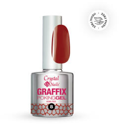 Crystal Nails - GRAFFIX POKING GEL - RUBY - 08 - 4ML