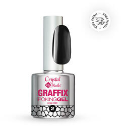 Crystal Nails - GRAFFIX POKING GEL - BLACK - 02 - 4ML