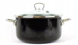 Belis Zománcozott edény üvegfedővel, Sfinx Premium, 24cm, 5, 5l, indukciós (8590191160253)