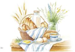 Ihr BREAKFAST TIME reggelizőtábla 23, 5x14, 5cm (MCB1072100)