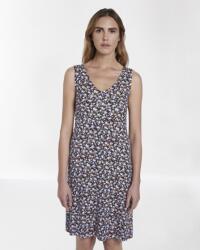 Tom Tailor Gránát Színű Ruha, V kivágás, mintás, Size 38