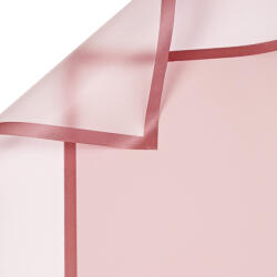 Valex Decor Áttetsző keretes matt fólia ív 58 x 58cm, 20db - Púder rózsaszín (GB58-19)