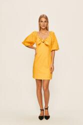Pepe Jeans sárga ruha, bő ujjú, Size XS, pamut lenvászon (379624)