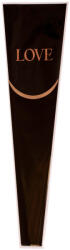 Valex Decor Love" feliratos virágtasak 12.5cm x 4cm x 45cm, 20db - Fekete (VT02-96)