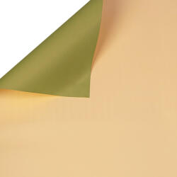 Valex Decor Kétszínű fólia ív 58cm x 58cm, 20db - Világoszöld / Ekrü (SDC58-7903)