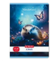 Herlitz Állatos Herlitz Wonderland 2. osztályos vonalas füzet, Süni (A5/16-32) (H_2025_400200790_s)