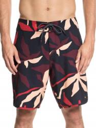 Quiksilver Fekete Mintás Úszóshort, Size 32, poliészter (380593)